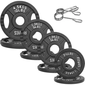 Multiple Size Cast Iron Weight Plates