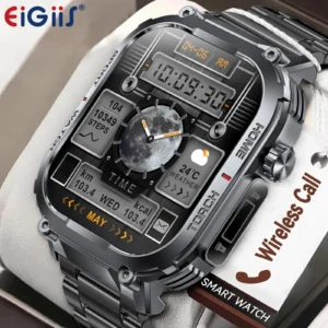 Smart Watch Men 3ATM Waterproof  w/ Heart Rate
