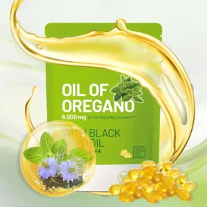 300 Capsules Oil Of Oregano with Black Seed Oil