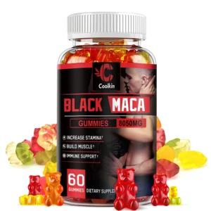 Black Maca Gummies Sports Natural Muscle Growth- 60 Capsule