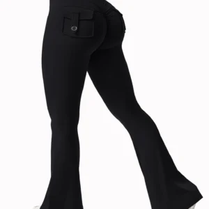 Yoga Flare Trousers, High-Waisted, Tummy Control